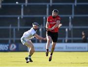 20 November 2016; Peter Murphy of Oulart the Ballagh in action against Huw Lawlor of O'Loughlin Gaels during the AIB Leinster GAA Hurling Senior Club Championship semi-final match between Oulart the Ballagh and O'Loughlin Gaels at Innovate Wexford Park in Wexford. Photo by Matt Browne/Sportsfile