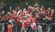 20 November 2016; Cuala supporters during the AIB Leinster GAA Hurling Senior Club Championship semi-final match between St. Mullins and Cuala at Netwatch Cullen Park in Carlow. Photo by David Maher/Sportsfile