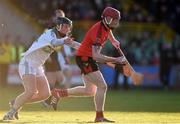 20 November 2016; Anthony Roche of Oulart the Ballagh in action against Mark Bergin of O'Loughlin Gaels during the AIB Leinster GAA Hurling Senior Club Championship semi-final match between Oulart the Ballagh and O'Loughlin Gaels at Innovate Wexford Park in Wexford. Photo by Matt Browne/Sportsfile