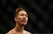 19 November 2016; Teruto Ishihara ahead of his Featherweight bout against Artem Lobov at UFC Fight Night 99 in the SSE Arena, Belfast. Photo by David Fitzgerald/Sportsfile