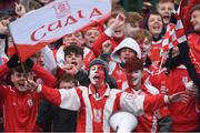 20 November 2016; Cuala supporters before the start of the AIB Leinster GAA Hurling Senior Club Championship semi-final match between St. Mullins and Cuala at Netwatch Cullen Park in Carlow. Photo by David Maher/Sportsfile
