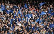 9 April 2011; Leinster supporters cheer after Jonathan Sexton scored their side's second penalty to make the score 6-3 in favour of Leinster. Heineken Cup Quarter-Final, Leinster v Leicester Tigers, Aviva Stadium, Lansdowne Road. Picture credit: Matt Browne / SPORTSFILE