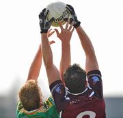 10 April 2011; Brendan Murtagh, Westmeath, in action against Brian Connor, Offaly. Allianz Football League, Division 2, Round 7, Westmeath v Offaly, Cusack Park, Mullingar, Co. Westmeath. Picture credit: David Maher / SPORTSFILE