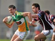 10 April 2011; Niall Smyth, Offaly in action against Paul Sharry, Westmeath. Allianz Football League, Division 2, Round 7, Westmeath v Offaly, Cusack Park, Mullingar, Co. Westmeath. Picture credit: David Maher / SPORTSFILE