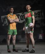 21 November 2016; Gary Sice and Karl Mannion go head to head for the AIB GAA Munster Senior Football Club Championship Title #TheToughest. Corofin's Gary Sice is pictured alongside Karl Mannion of St Brigid's ahead of the AIB GAA Connacht Senior Football Club Championship Final on Sunday, 27th November. For exclusive content throughout the AIB Club Championships follow @AIB_GAA and facebook.com/AIBGAA. Photo by Ramsey Cardy/Sportsfile