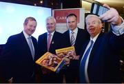 21 November 2016; Pictured at the launch of the 2016 A Season of Sundays in The Croke Park in Dublin is left to right, An Taoiseach Enda Kenny, Uachtarán Chumann Lúthchleas Gael Aogán Ó Fearghail, Gaa Head of Communications Alan Milton and Sportsfile Director Ray McManus . Now in its twentieth year of publication, A Season of Sundays again embraces the very heart and soul of Ireland's national games as captured by the award winning team of photographers at the Sportsfile photographic agency. With text by Alan Milton, it is a treasured record of the 2016 GAA season to be savoured and enjoyed by players, spectators and enthusiasts everywhere. Photo by Eóin Noonan/Sportsfile