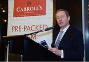 21 November 2016; Pictured at the launch of the 2016 A Season of Sundays in The Croke Park in Dublin is An Taoiseach Enda Kenny T.D. speaking during the launch. Now in its twentieth year of publication, A Season of Sundays again embraces the very heart and soul of Ireland's national games as captured by the award winning team of photographers at the Sportsfile photographic agency. With text by Alan Milton, it is a treasured record of the 2016 GAA season to be savoured and enjoyed by players, spectators and enthusiasts everywhere. Photo by Eóin Noonan/Sportsfile