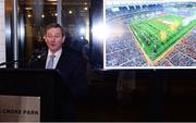 21 November 2016; Pictured at the launch of the 2016 A Season of Sundays in The Croke Park in Dublin is An Taoiseach Enda Kenny T.D. speaking during the launch. Now in its twentieth year of publication, A Season of Sundays again embraces the very heart and soul of Ireland's national games as captured by the award winning team of photographers at the Sportsfile photographic agency. With text by Alan Milton, it is a treasured record of the 2016 GAA season to be savoured and enjoyed by players, spectators and enthusiasts everywhere. Photo by Eóin Noonan/Sportsfile