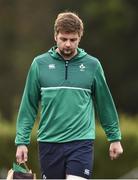 22 November 2016; Iain Henderson of Ireland arriving for Rugby Squad Training at Carton House in Maynooth, Co. Kildare. Photo by David Maher/Sportsfile