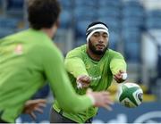 22 November 2016; Sekope Kepu of Australia during their rugby squad training session at the RDS Arena, Ballsbridge, Dublin. Photo by Seb Daly/Sportsfile
