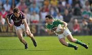 10 April 2011; John Reynolds, Offaly in action against Kieran Gavin, Westmeath. Allianz Football League, Division 2, Round 7, Westmeath v Offaly, Cusack Park, Mullingar, Co. Westmeath. Picture credit: David Maher / SPORTSFILE