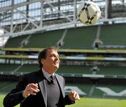 15 April 2011; Republic of Ireland assistant manager Marco Tardelli launches The Irish Sun FAI 5’s. Aviva Stadium, Lansdowne Road, Dublin. Picture credit: David Maher / SPORTSFILE