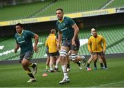 25 November 2016; Rory Arnold of Australia during the captain's run at the Aviva Stadium in Dublin. Photo by Ramsey Cardy/Sportsfile