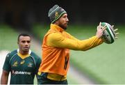 25 November 2016; Quade Cooper of Australia during the captain's run at the Aviva Stadium in Dublin. Photo by Ramsey Cardy/Sportsfile