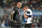 11 November 2016; Nemani Nadolo of Fiji during the Representative Fixture match between Barbarians and Fiji at the Kingspan Stadium in Belfast. Photo by Oliver McVeigh/Sportsfile