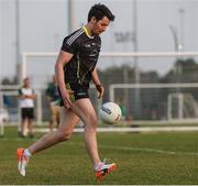 25 November 2016; Matthew Donnelly (Tyrone) of the 2015 All Stars in action during the GAA GPA All-Stars football tour sponsored by Opel at the Sheikh Zayed Sports City Stadium in Abu Dhabi, United Arab Emirates. Photo by Ray McManus/Sportsfile
