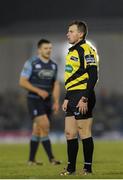 25 November 2016; Referee Nigel Owens during the Guinness PRO12 Round 9 match between Connacht and Cardiff Blues at the Sportsground in Galway. Photo by Eóin Noonan/Sportsfile