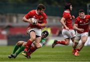 26 November 2016; Jaco Taute of Munster is tackled by Ian McKinley of Benetton Treviso during the Guinness PRO12 Round 9 match between Munster and Benetton Treviso at Thomond Park in Limerick. Photo by Diarmuid Greene/Sportsfile