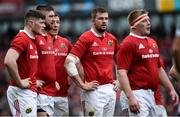 26 November 2016; Munster players Jack O'Donoghue, Darren O'Shea, Robin Copeland, Dave Foley and John Ryan during the Guinness PRO12 Round 9 match between Munster and Benetton Treviso at Thomond Park in Limerick. Photo by Diarmuid Greene/Sportsfile