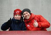 26 November 2016; Munster supporters Robbie McGrath from Bansha, Co. Tipperary and Jamie O'Dea from Pallasgreen, Co. Limerick at the Guinness PRO12 Round 9 match between Munster and Benetton Treviso at Thomond Park in Limerick. Photo by Diarmuid Greene/Sportsfile