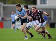 16 April 2011; Emmett Ó Conghaile, Dublin, in action against Paul Maxwell, Westmeath. Leinster GAA Football Minor Championship, First Round, Dublin v Westmeath, Parnell Park, Dublin. Picture credit: Barry Cregg / SPORTSFILE