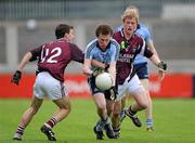 16 April 2011; Jack McCaffrey, Dublin, in action against David Whelehan, left, and Killian Daly, Westmeath. Leinster GAA Football Minor Championship, First Round, Dublin v Westmeath, Parnell Park, Dublin. Picture credit: Barry Cregg / SPORTSFILE