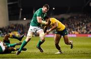 26 November 2016; Peter O'Mahony of Ireland is tackled by Will Genia of Australia during the Autumn International match between Ireland and Australia at the Aviva Stadium in Dublin. Photo by Brendan Moran/Sportsfile