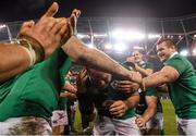 26 November 2016; Ireland captain Rory Best is applauded from the pitch by his team-mates after the Autumn International match between Ireland and Australia at the Aviva Stadium in Dublin. Photo by Brendan Moran/Sportsfile
