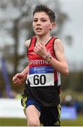 27 November 2016; Oisin Colhoun from Derry City Spartans A.C. on his way to winning the under 12 boys race during the Irish Life Health National Cross Country Championships at the National Sports Campus in Abbotstown, Co Dublin. Photo by Cody Glenn/Sportsfile