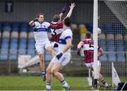 27 November 2016; Tomas Quinn of St. Vincent's scores his side's first goal of the game during the AIB Leinster GAA Football Senior Club Championship Semi-Final game between St. Columbas and St. Vincent's at Glennon Bros Pearse Park in Longford. Photo by Ramsey Cardy/Sportsfile