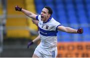 27 November 2016; Shane Carthy of St. Vincent's celebrates after scoring his side's second goal of the game during the AIB Leinster GAA Football Senior Club Championship Semi-Final game between St. Columbas and St. Vincent's at Glennon Bros Pearse Park in Longford. Photo by Ramsey Cardy/Sportsfile