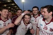 27 November 2016; Slaughtneil players celebrate after the AIB Ulster GAA Football Senior Club Championship Final game between Slaughtneil and Kilcoo at the Athletic Grounds in Armagh. Photo by Oliver McVeigh/Sportsfile