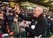 27 November 2016; Slaughtneil chairman Sean McGuiganin during the AIB Ulster GAA Football Senior Club Championship Final game between Slaughtneil and Kilcoo at the Athletic Grounds in Armagh. Photo by Philip Fitzpatrick/Sportsfile