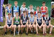 27 November 2016; Top 12 finishers in the Under 14 Boys' race during the Irish Life Health National Cross Country Championships at the National Sports Campus in Abbotstown, Co Dublin. Photo by Cody Glenn/Sportsfile