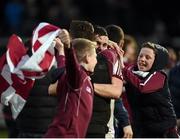 27 November 2016; Slaughtneil fans celebrate following their side's victory in the AIB Ulster GAA Football Senior Club Championship Final game between Slaughtneil and Kilcoo at the Athletic Grounds in Armagh. Photo by Philip Fitzpatrick/Sportsfile