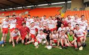 17 April 2011; The Tyrone squad celebrate with the cup. Allianz GAA Hurling Division 4 Final, South Down v Tyrone, Athletic Grounds, Armagh. Picture credit: Oliver McVeigh / SPORTSFILE