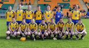 17 April 2011; The Roscommon team. Allianz GAA Hurling Division 3B Final, Mayo v Roscommon, Carrick-on-Shannon, Leitrim. Picture credit: Ray Ryan / SPORTSFILE