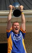 17 April 2011; The Wicklow captain Jonathan O'Neill lifts the cup. Allianz GAA Hurling Division 3A Final, Wicklow v Derry, Pearse Park, Longford. Picture credit: Ray McManus / SPORTSFILE
