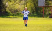17 April 2011; A dejected Aoife Mcanespie, Monaghan, after the game. Bord Gais Energy National Football League, Division One, Semi-Final, Monaghan v Laois, Ballymahon, Longford. Photo by Sportsfile