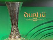 19 April 2011; The UEFA Europa League Trophy. Royal Hospital Kilmainham, Dublin. Picture credit: David Maher / SPORTSFILE