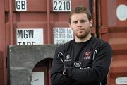 19 April 2011; Ulster's Darren Cave after a press conference ahead of their Celtic League match against Connacht on Friday April 22. Ulster Rugby Squad Press Conference, Newforge Training Ground, Belfast, Co. Antrim. Picture credit: Oliver McVeigh / SPORTSFILE