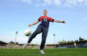 19 April 2011; Cork footballer Michael Shields. Cork Football press night ahead of Allianz Football Division 1 Final, Pairc Ui Rinn, Cork. Picture credit: Diarmuid Greene / SPORTSFILE