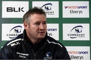 29 November 2016; Connacht forwards coach Jimmy Duffy during a press conference at The Sportsground in Galway. Photo by Sam Barnes/Sportsfile