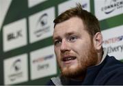 29 November 2016; Conor Carey of Connacht during a press conference at The Sportsground in Galway. Photo by Sam Barnes/Sportsfile