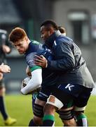 29 November 2016; Sean O'Brien, left, and Naulia Dawai of Connacht during squad training at The Sportsground in Galway. Photo by Sam Barnes/Sportsfile