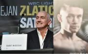 29 November 2016; Barry McGuigan, Carl Frampton's manager during a press conference at the Europa Hotel in Belfast. Photo by Oliver McVeigh/Sportsfile