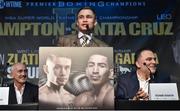 29 November 2016; Carl Frampton WBA featherweight champion during a press conference at the Europa Hotel in Belfast. Photo by Oliver McVeigh/Sportsfile