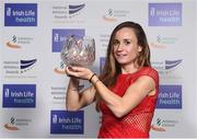 30 November 2016; Michelle Finn, University Athlete of the Yearl, at the Irish Life Health National Athletics Awards 2016 at the Crowne Plaza Hotel in Santry, Dublin. Photo by Cody Glenn/Sportsfile