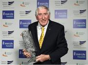 30 November 2016; Ronnie Delany, 1956 1500m Olympic Champion, was honoured with a special award at the Irish Life Health National Athletics Awards 2016 at the Crowne Plaza Hotel in Santry, Dublin. Photo by Cody Glenn/Sportsfile