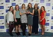 30 November 2016; Members of the bronze medal winning cross country team from the 2015 European Cross Country Championships, from left, Fionnuala McCormack, Ciara Durkan, Lizzie Lee, Caroline Crowley, Kerry O'Flaherty and Michelle Finn were honoured as Team of the Year at the Irish Life Health National Athletics Awards 2016 at the Crowne Plaza Hotel in Santry, Dublin. Photo by Cody Glenn/Sportsfile